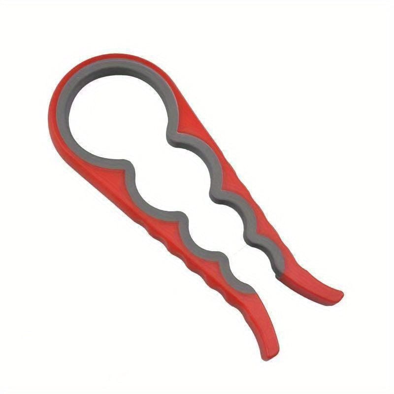 Burköppare 4-i-1 för äldre och artritiker | Praktisk köksaccessoar - MC07011 Röd