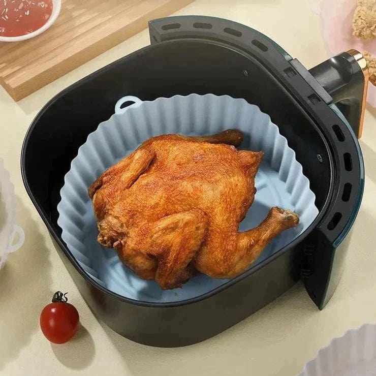 Silikonkokkorg för Air Fryer (18,5x21x4 cm)