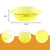 Silicone Matta för Luftfritös (18,5x21x4 cm) Gul