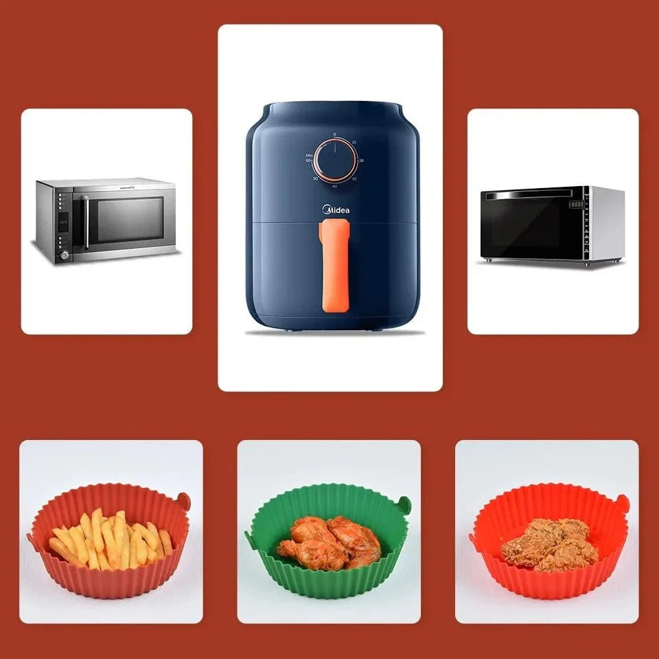 Silikonkokar för Luftfritös (18x20x4,5 cm)