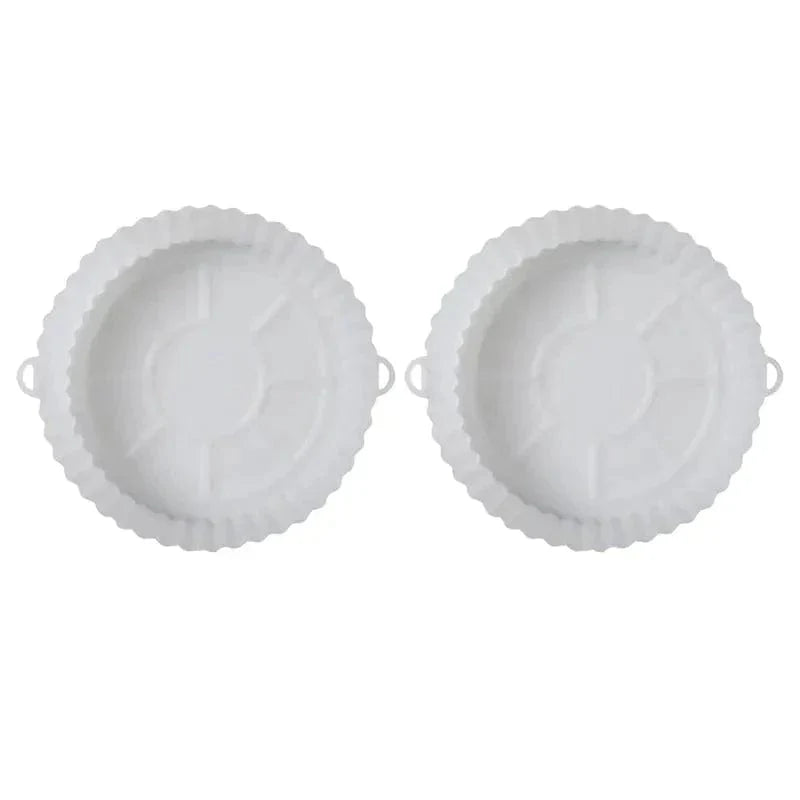 Silicone Tillagningskorgar för Fritöskokare utan Olja (set med 2)