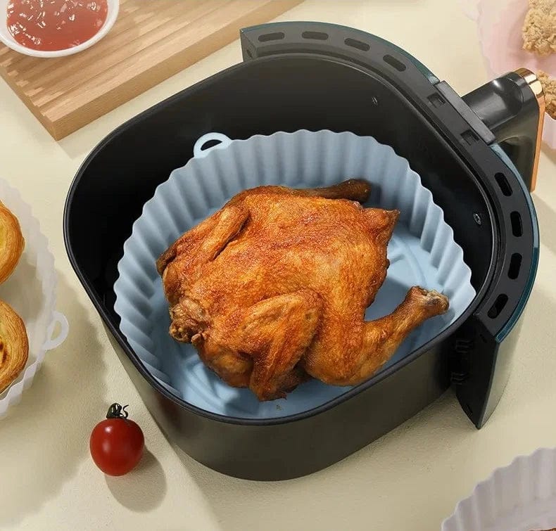 Silkonkokkorgar för luftfritös (set om 2)