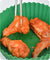 Silkonkokkorgar för luftfritös (set om 2)