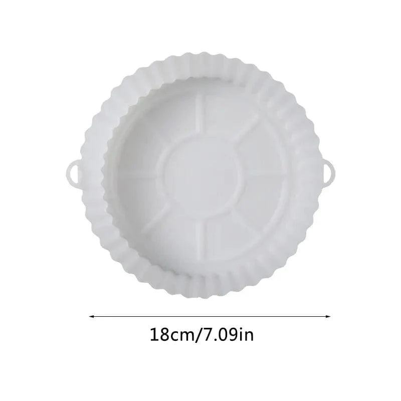 Silkonkokkorgar för luftfritös (set om 2)