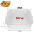 Air Fryer Bakpapper, 100/50 Stycken, 16 cm, Runda, Vita/Bruna: Ecovänliga Köksaccessoarer White 50Pcs-16cm Pro