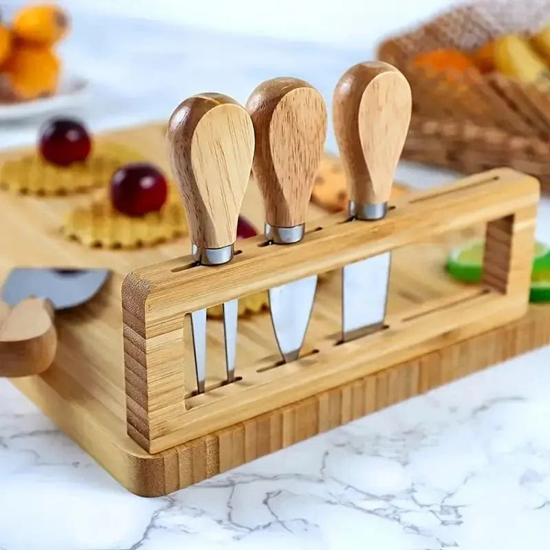 Multifunktionell Skärbräda Nanzhu Med 4 Skärverktyg