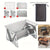 Camping vedeldad, med grill, rostfritt stål, portabel 1 styck