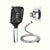 Justerbar fyrkantig duschhuvud, superladdat i ABS, termostatisk spray, vattensparare, badrumsaccessoar 1,5 m Silvery Suit