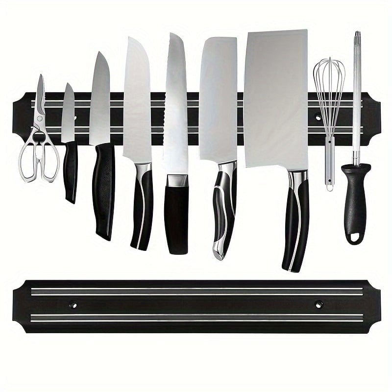 Väggmonterad magnetisk knivställ - Kraftfull magnetisk knivförvaring för köket - Kreativt magnetiskt knivstöd - Köksaccessoar