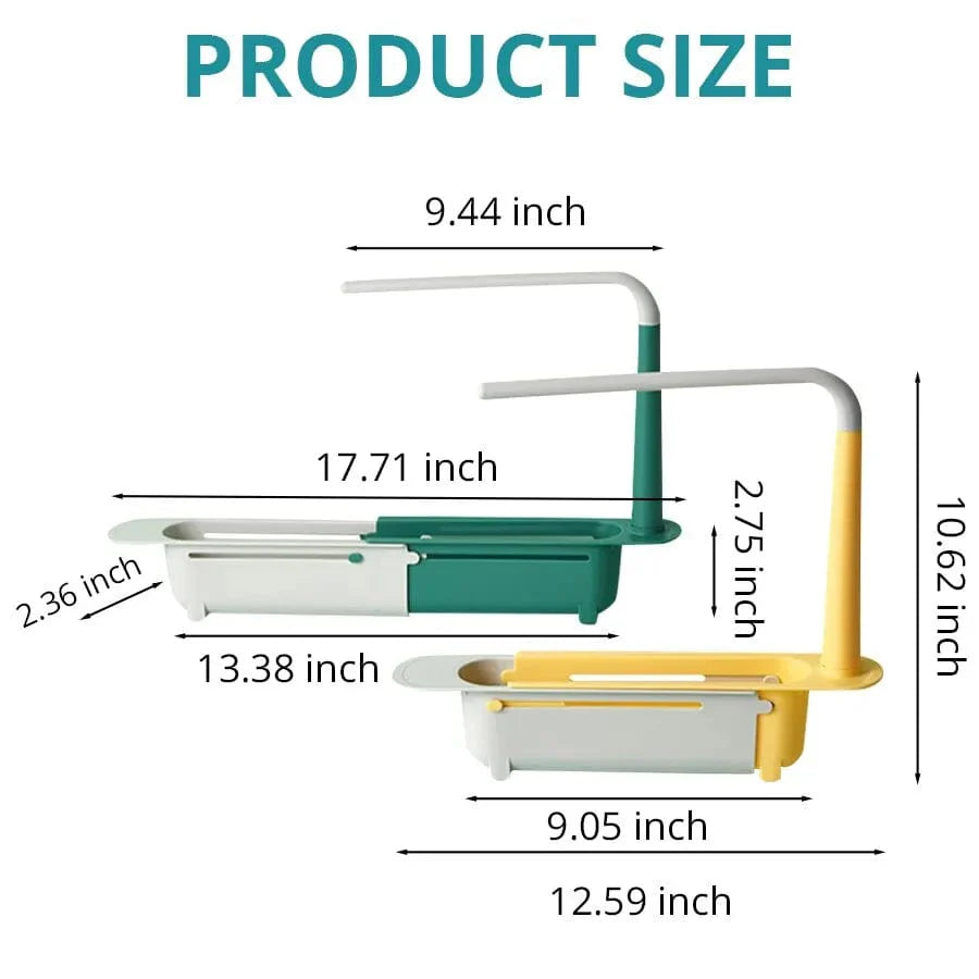 Retraktabel svampställ för kökskåp