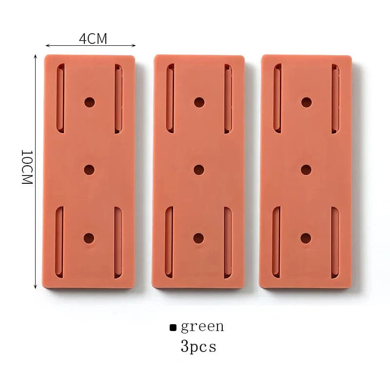 Väggmonterat kliande uttag för kök och kontor 3 stycken Orange / KINA