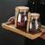 Glasburk med lufttäta lock - Set med 1, Godisburkar och förvaringsburkar för te, kaffe, kryddor - Designade köksaccessoarer - Ref. AV74355 350ml