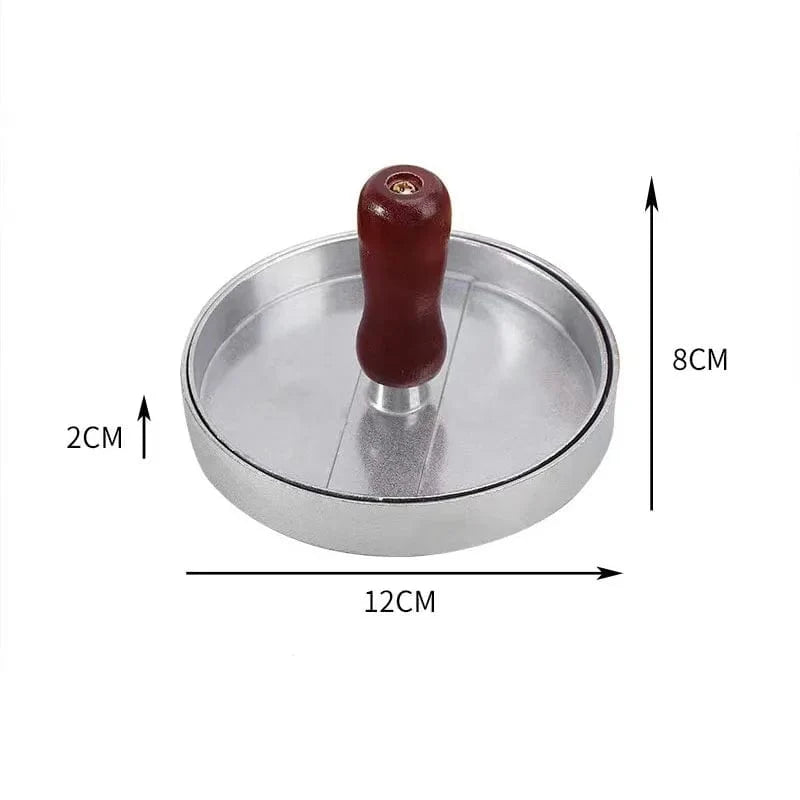 Antihaft Burgerpress med Röd Bakpapper