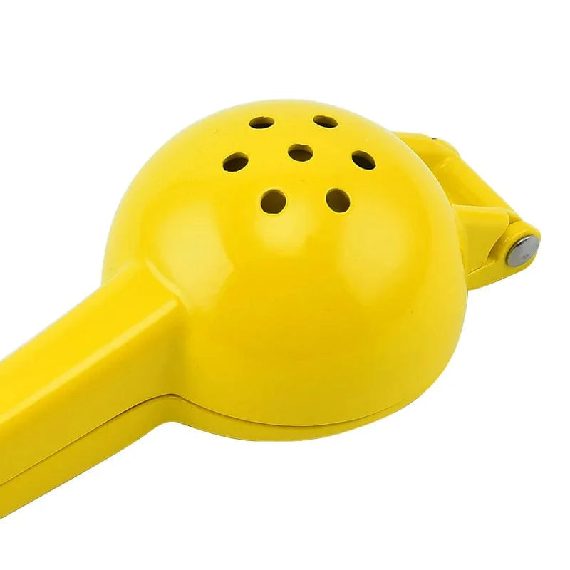 Manuell Citruspress i Aluminium för Citron- och Apelsinjuice - Gul