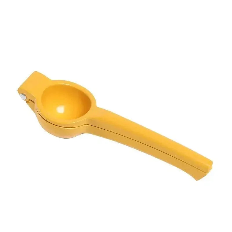 Färgglad manuell citronpress - Kompakt juicepress gul