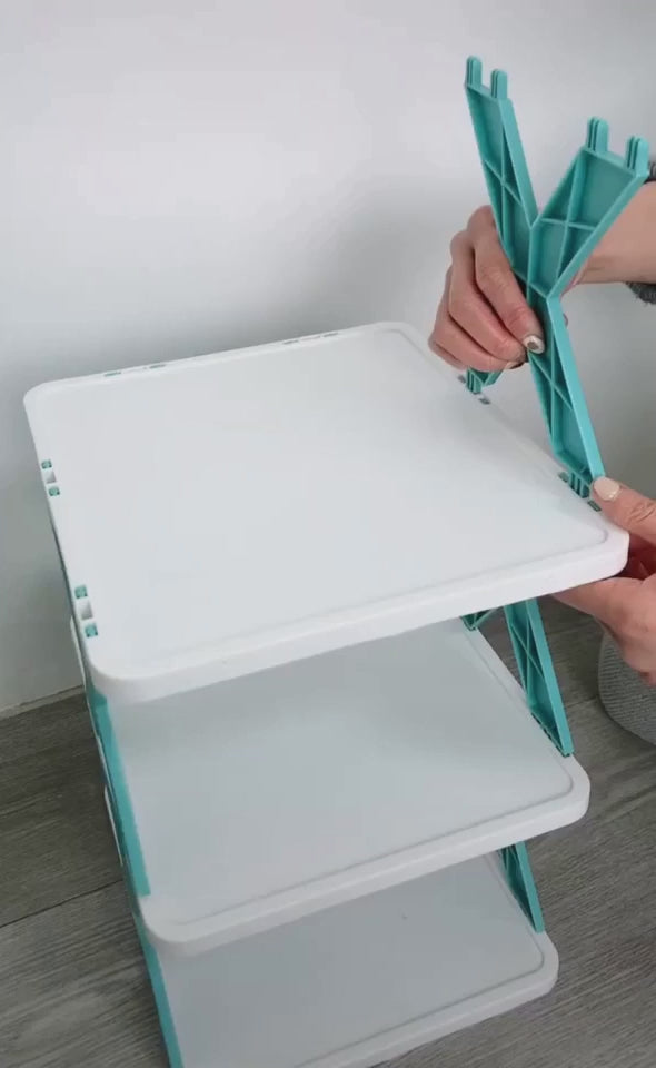 Flerplans sko förvaring