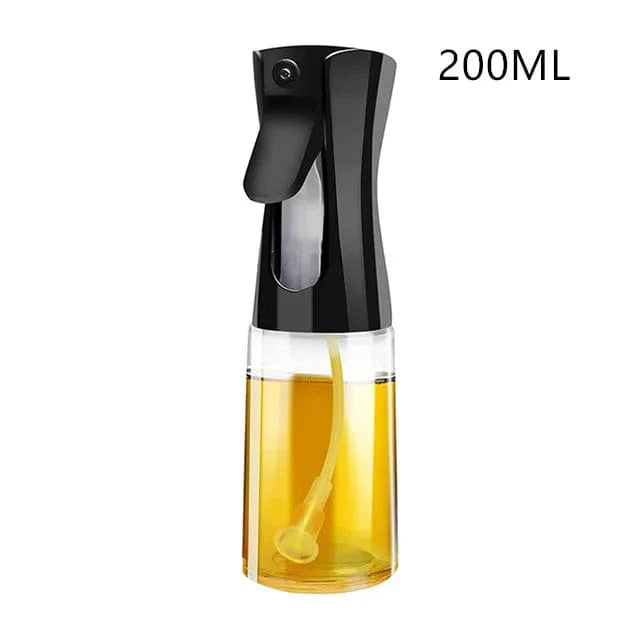 Sprayflaska för matolja 200ml/300ml - Miljövänlig & Praktisk Svart | 200 ml