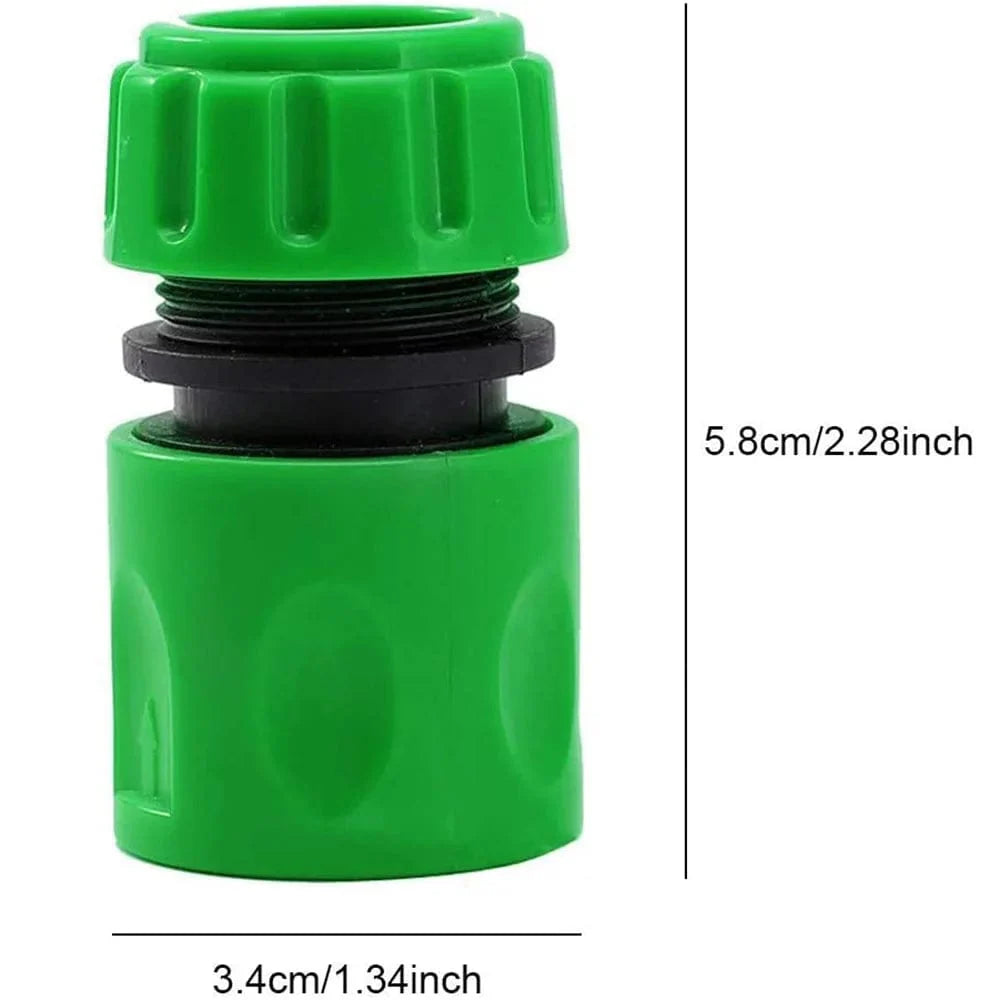 Snabbkoppling i ABS för trädgårdsslang - Dubbla hanadapterset 1/2"