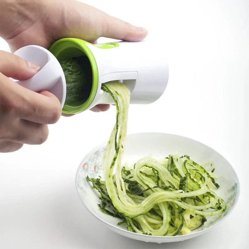 Grönsaksspiralisator i Rostfritt Stål - Zucchini Spaghettiskärare - Miljövänlig