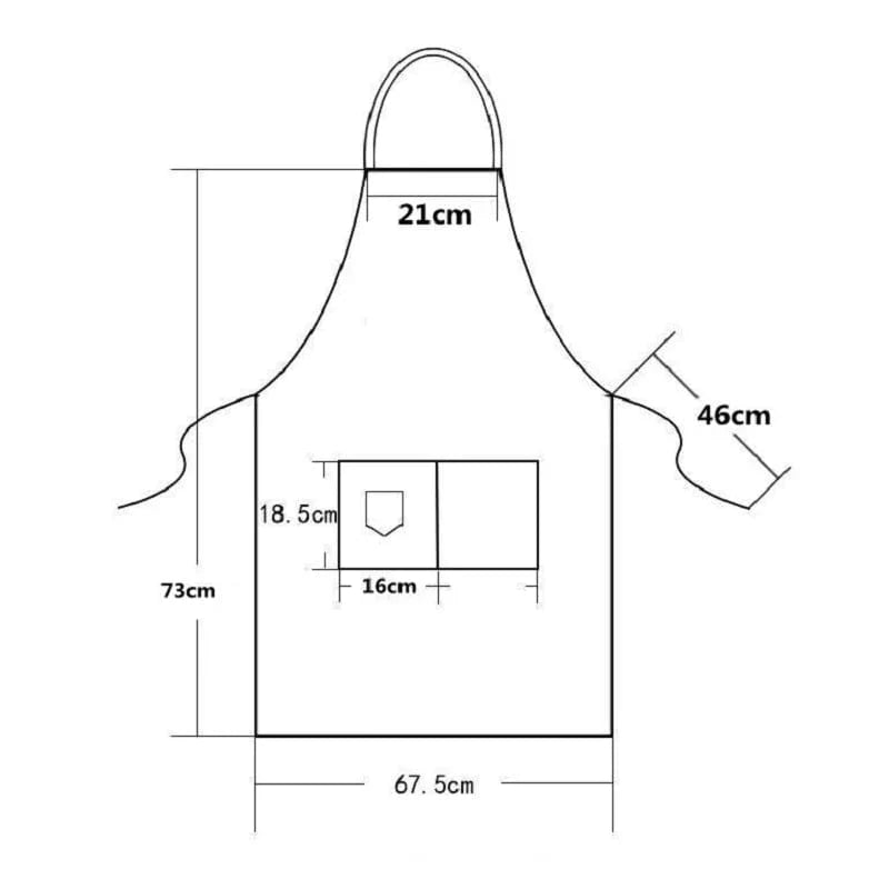 Bekväm Köksskydd för Dam/Herr - Polyester, Koreansk Stil