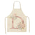 Barnförkläde med rosa bokstavsmönster i lin - Tillbehör för matlagning och bakning D / 47x38cm barnstorlek