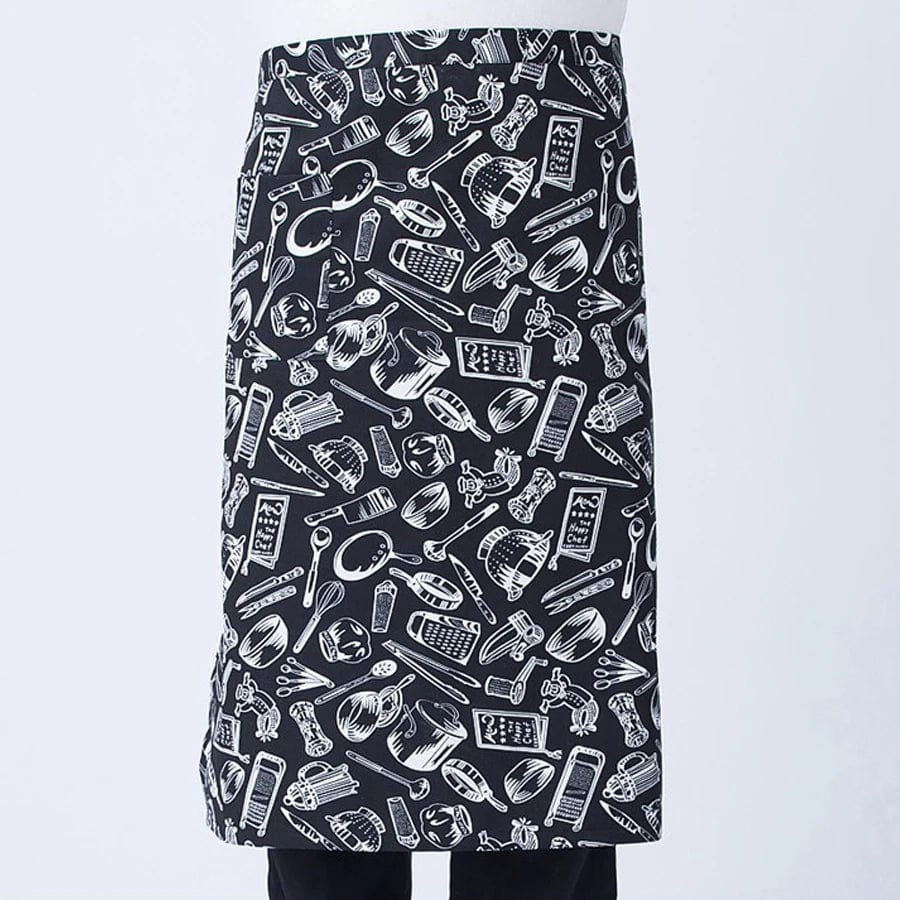 Justerbart Randig Köksskydd för Vuxna - Perfekt för Restaurang, Camping och Kök B-daocha