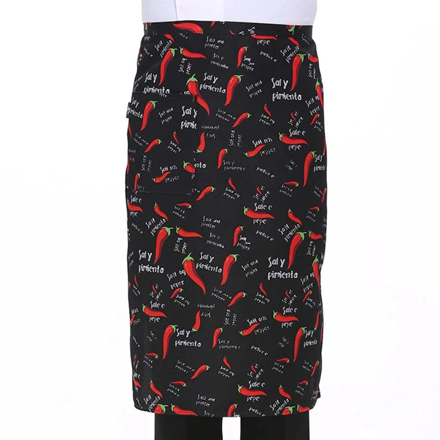 Justerbart randigt förkläde för vuxna - Perfekt för restaurang, camping och kök B-lajiao