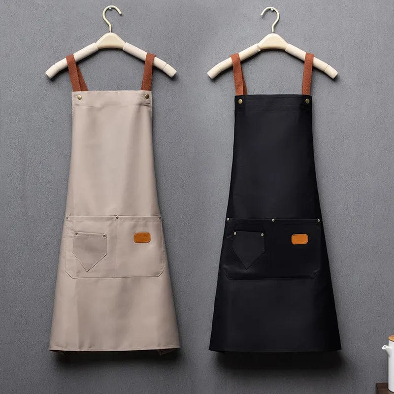 Röd non-woven köksskydd för både män och kvinnor - Bib Sleeveless Apron Röd / OneSize