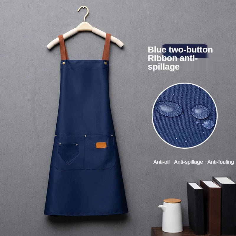 Röd non-woven köksskydd för både män och kvinnor - Bib Sleeveless Apron Röd / OneSize