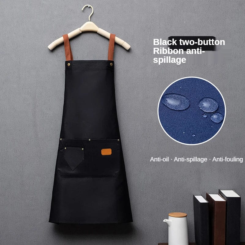 Röd non-woven köksskydd för både män och kvinnor - Bib Sleeveless Apron Röd / OneSize