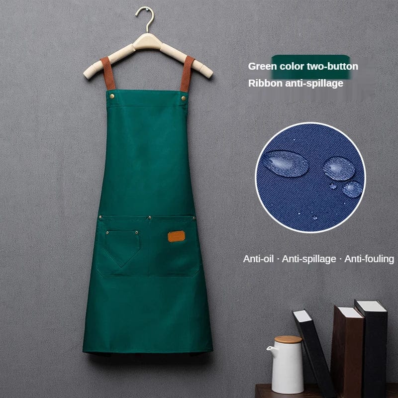 Röd non-woven köksskydd för både män och kvinnor - Bib Sleeveless Apron Röd / OneSize