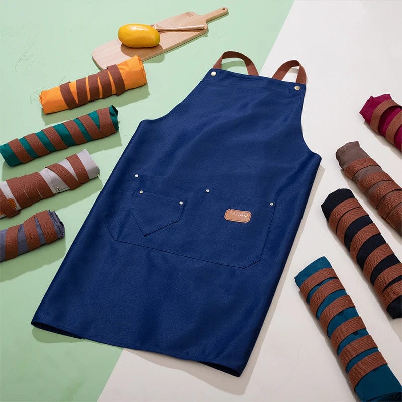 Köksförkläde utan ärmar i non-woven tyg för män och kvinnor Grå / Vuxen Unisex