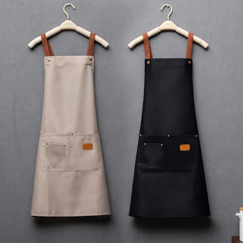 Ärmlös köksförkläde i non-woven tyg för män och kvinnor Grå / Vuxen Unisex