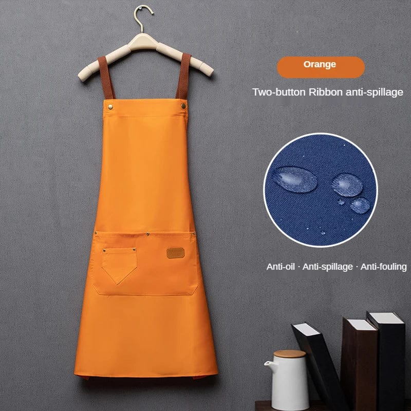 Köksförkläde utan ärmar i non-woven tyg för män och kvinnor Grå / Vuxen Unisex