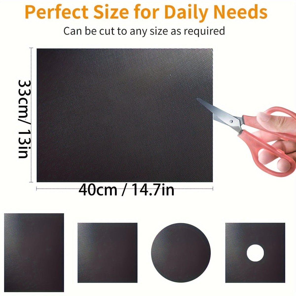 XL non-stick bakplåtsunderlägg, 2-pack - Universellt non-stick köksaccessoar - PVC - PM50281 2st