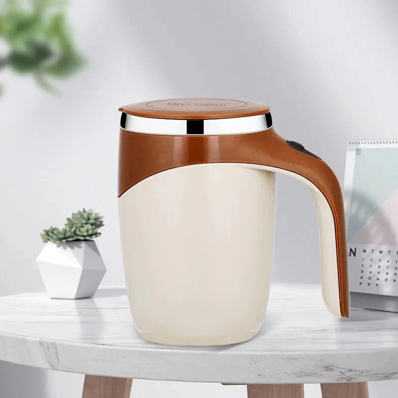 Automatisk Kaffe Kopp Återuppladdningsbar i Rostfritt Stål 301-400ml / Kaffefärg