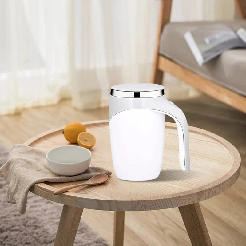 Omladdningsbar Automatisk Kaffe-Mugg i Rostfritt Stål