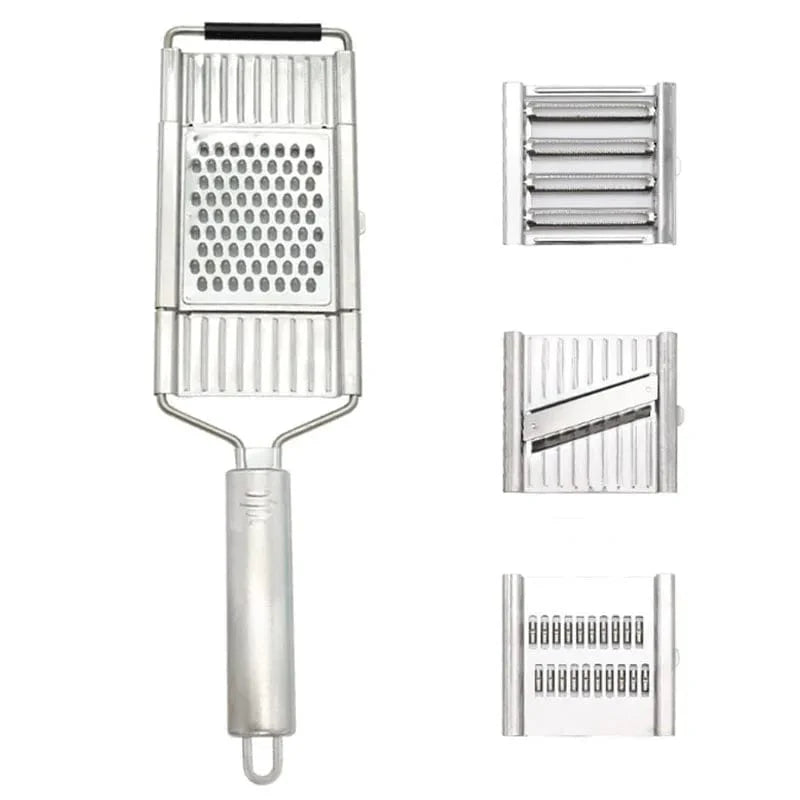 Multifunktionell grönsaksskärare i rostfritt stål med 4 blad Shredders 4PC