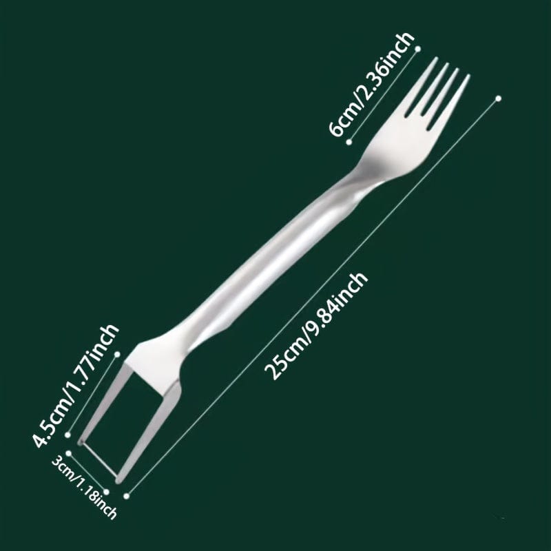 Rostskärare och urtagare av rostfritt stål för vattenmelon - 2-i-1 köksverktyg för att enkelt skära frukter och grönsaker 1 st